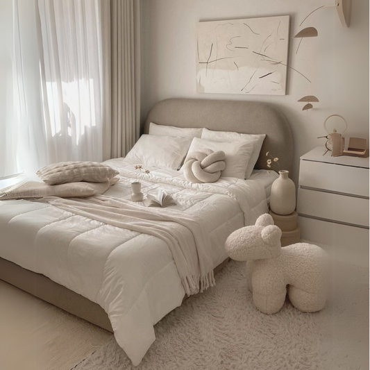 Bed | Off-White | 120 x 200 x 120 | BD1