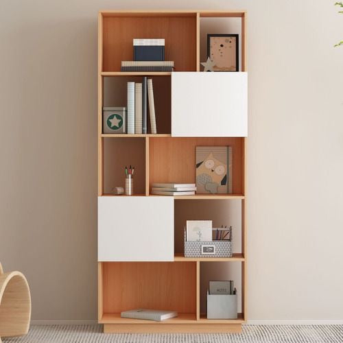 Display Unit | Wooden & White | 80 x 20 x 180 | DU14