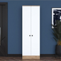 Wardrobe | Wooden & White | 80 x 50 x 220 | WD42