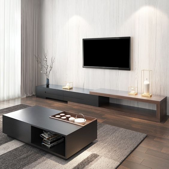 Living Room Set | Black & Brown | SET1