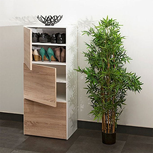 Shoe Closet | White & Wooden | 60 x 40 x 100 | SU69